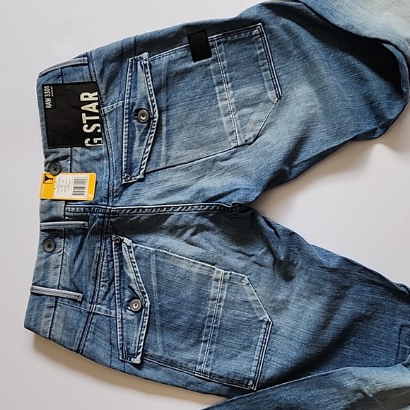 G-STAR RAW Lock Tapered Fit Custom Aged Low Rise Jeans - Picture 8 of 14